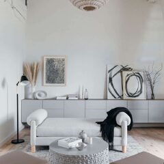 Minimalist Living Room (Anne Sage Revery Living Room)