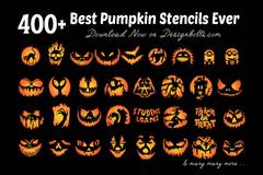 850+ able Halloween Pumpkin Carving Stencils, Patterns ...