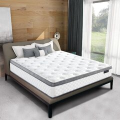 12-in Queen Hybrid Memory Foam/Coil Blend Mattress in a Box in the ...