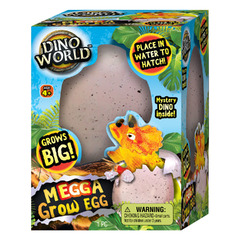 Ja-Ru Dino World Megga Grow Egg (JA-RU Large Magic Dino Eggs w/Surprise Dinosaur Toy Hatching & Growing Water Toys for Kids)