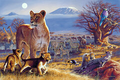 Kilimanjaro Twilight, 1000 Pieces, Tomax Puzzles | Serious Puzzles