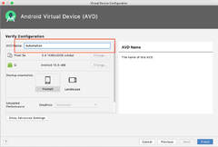 Android Virtual Device (Android Studio)