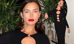 Irina Shayk (Irina Shayk Stella Maxwell Black Dress)