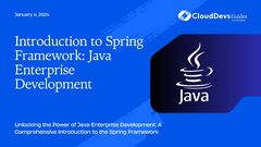 Introduction to Spring Framework: Java Enterprise Development