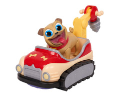 Puppy Dog Pals Puppy Power Vehicles, Rolly, Officially Licensed Kids Toys for Ages 3 Up, Gifts and Presents (Disney Junior Puppy Dog Pals Puppy Power Vehicles, Bingo Figure and Construction Vehicle)