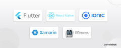 Ionic vs. React Native: Choosing the Best Framework for Your Chat App