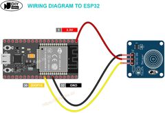 DIYables Touch Sensor Button Switch for Arduino, ESP32, ESP8266, Raspberry Pi