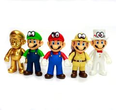 5 Pcs Super Mario Action Figures Toys- Bros Action Figures Toy ...