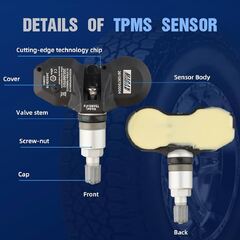 Amazon: MACAX 4Pcs TPMS Tire Pressure Monitoring System Sensor ...