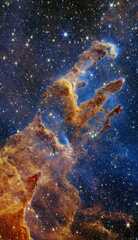 Pillars of Creation (Pillars of Creation - James Webb Space Telescope)