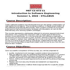 Introduction to Software Engineering