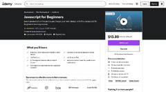 Udemy - JavaScript for beginners (Udemy)