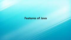 Features of Java Programming Language - TechBlogStation