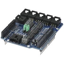 Arduino UNO MEGA Duemilanove Sensor Shield Digital Analog Module (Robotistan Arduino Uno Sensör Shield)