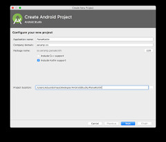 Create Android Project (Android Studio)