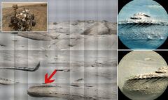 NASA's Curiosity rover spots a strange bone-like rock on Mars ...