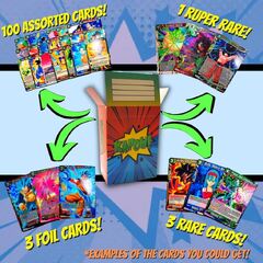 Kapow Cards VMAX Ultra Rare Bundle 50+ Cards Includes 3 Rare Cards + 3 Foil Cards + 1 Random VMAX Ultra Rare Card (Kapow cards 5 Ultra Rare Bundle NO DUPLIcATES “EX)