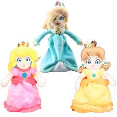 Uiuoutoy Super Mario Princess Peach & Daisy & Rosalina Plush Toy Doll Figures 10'' Set of 3pcs (Super Mario All Star)