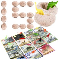 DinoMax Dinosaur Eggs for Kids Educational Dig Kit with 15 Eggs, Dinosaur Toys, Learning Cards and Dino Egg Excavation Tools (DinoMax Dinosaur Eggs for Kids - Educational Dig Kit with 15 Eggs)