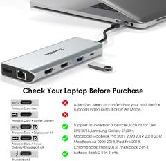 WAVLINK USB C Docking Station (Wavlink USB C Docking Station UHB for Windows/Mac Triple Display Type-C Adapter)