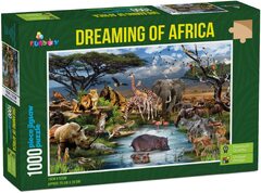 Funbox Dreaming of Africa Puzzle 1000pc (Dreaming of Africa 1000 Piece Jigsaw Puzzle)