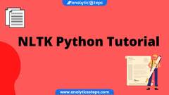 Natural Language Toolkit (NLTK Python Tutorial)