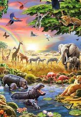 Forest Animals & Birds Painting (Ravensburger Puzzle Watering Hole)