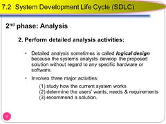 7.2 System Development Life Cycle (SDLC) - ppt video online