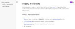 Docsify-boilerplate: Publish a Markdown document as webpage via ...