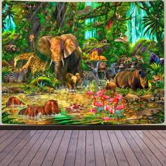 African Jungle Educa 2000 Piece Puzzle (Educa Touch African Jungle 2000 Pieces Puzzle)