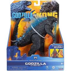 Godzilla Vs Kong 2021 Monsterverse Movie 6-Inch Action Anime Figure Godzilla Heat Ray Kids Toys Gift (Godzilla vs. Kong 6" Basic Godzilla Heat Ray Figure)