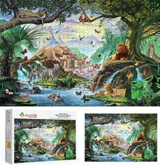 Forest Animals Puzzle, Puzzles 1000 Pieces for Adults, Classic ...