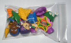 Nickelodeon Bubble Guppies Toy Figure Set Of 13 With Bubble Puppy, Goby