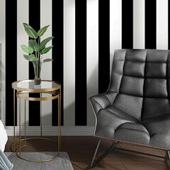 Guvana Stripe Black and White Peel and Stick Kenya | Ubuy