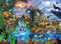 Animals of the World by Steve Crisp (Animals of the World 5000 Piece Jigsaw Puzzle)