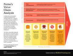 Porter's Value Chain Analysis Explainer Infographic - Venngage