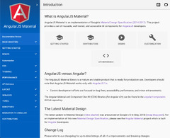 Material Design for AngularJS (AngularJS)