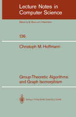 An Introduction to the PL/CV2 Programming Logic (Group-Theoretic Algorithms and Graph Isomorphism by C. M. Hoffmann)