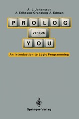 Prolog Versus You - Anna-Lena Johansson (Prolog Versus You: An Introduction to Logic Programming)