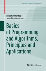 Basics of Programming and Algorithms, Principles and Applications ...