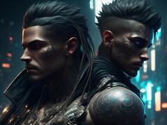 prompthunt: highly detailed 5k cinematic style of a tattooed ...