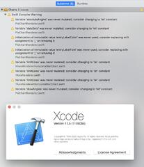 swift - IOS Chart compiler warnings with Xcode 11.5 - Stack Overflow