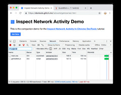 Inspect Network Activity (Chrome DevTools)