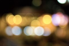 abstract background of blurred lights with bokeh effect Photo ...