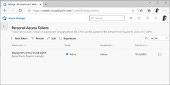 Azure DevOps Personal Access Tokens (Azure DevOps Server)