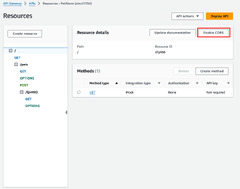 Enable CORS on a resource using the API Gateway console - Amazon ...