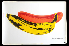 Banana, 1966 by Andy Warhol, 28 x 36cm, (Andy Warhol Banane)