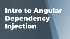 Angular Dependency Injection