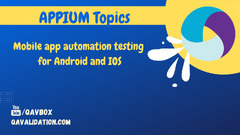 Sample Android & IOS apps to practice automation testing ...