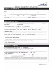 Application For Sodexo Job ≡ Fill Out able PDF Forms Online